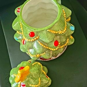 Pfaltzgraff Cookie Jar Christmas Train